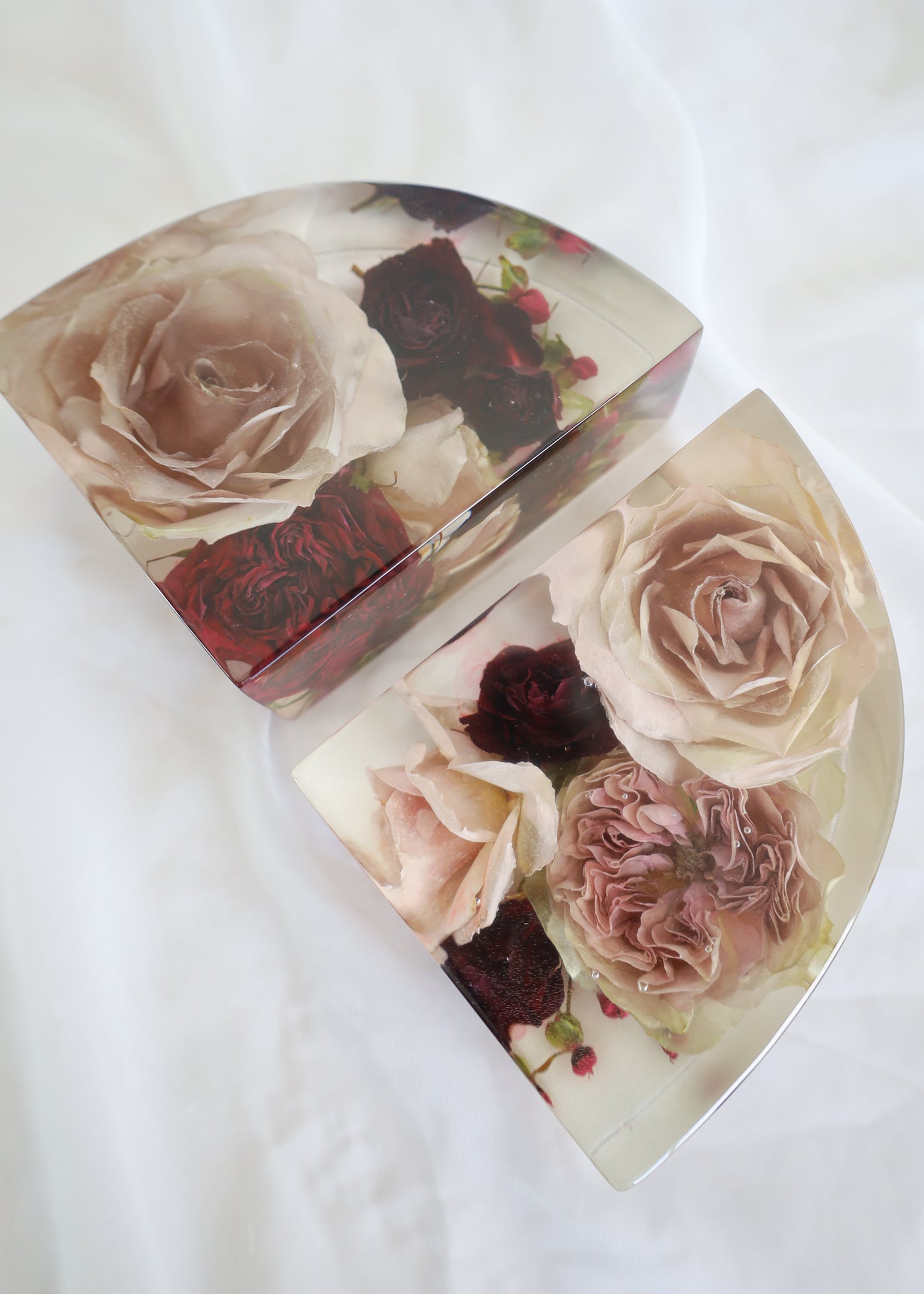 Set of Resin Display book ends