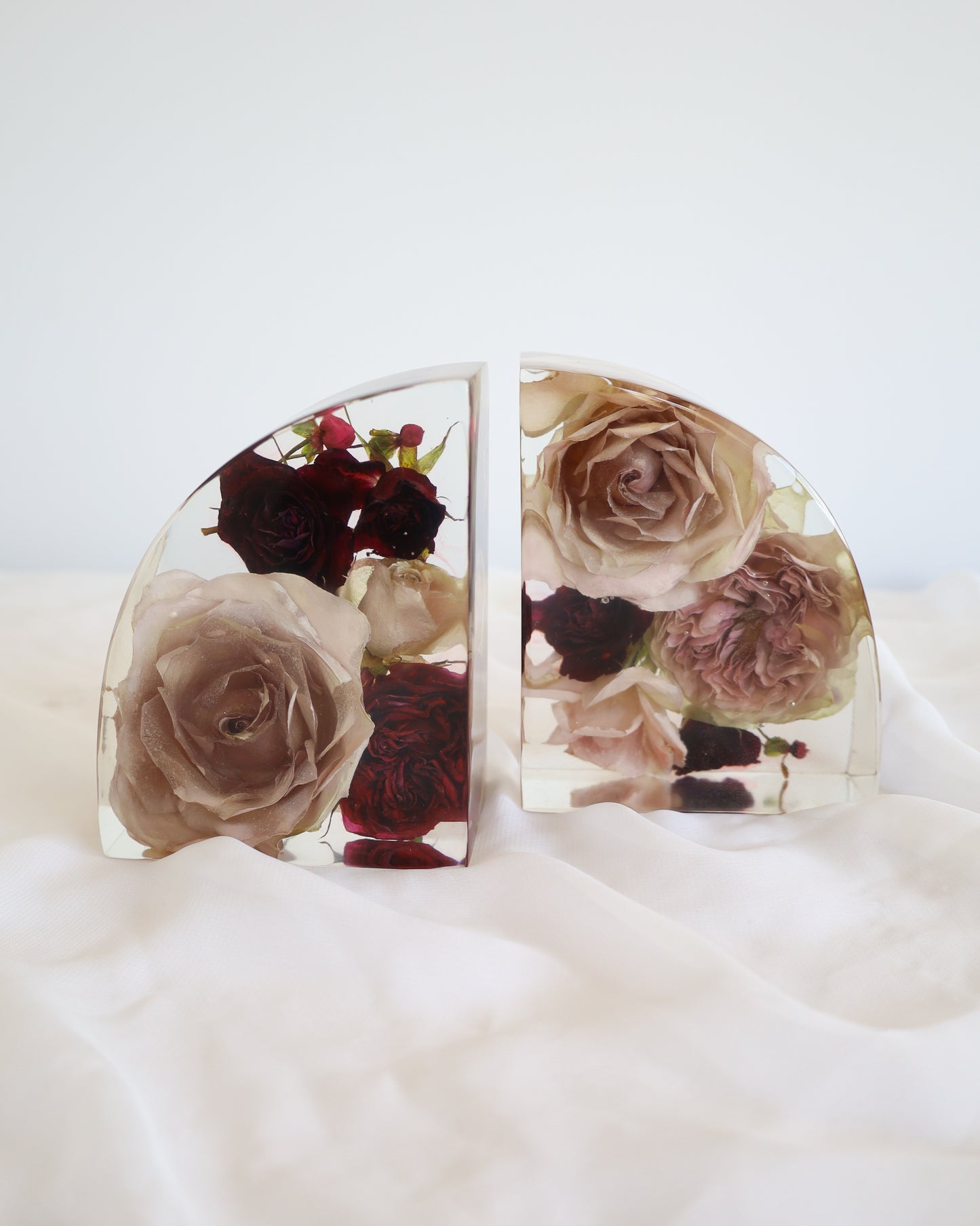 Set of Resin Display book ends