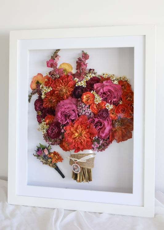 Framed Preserved Bouquet 50x40