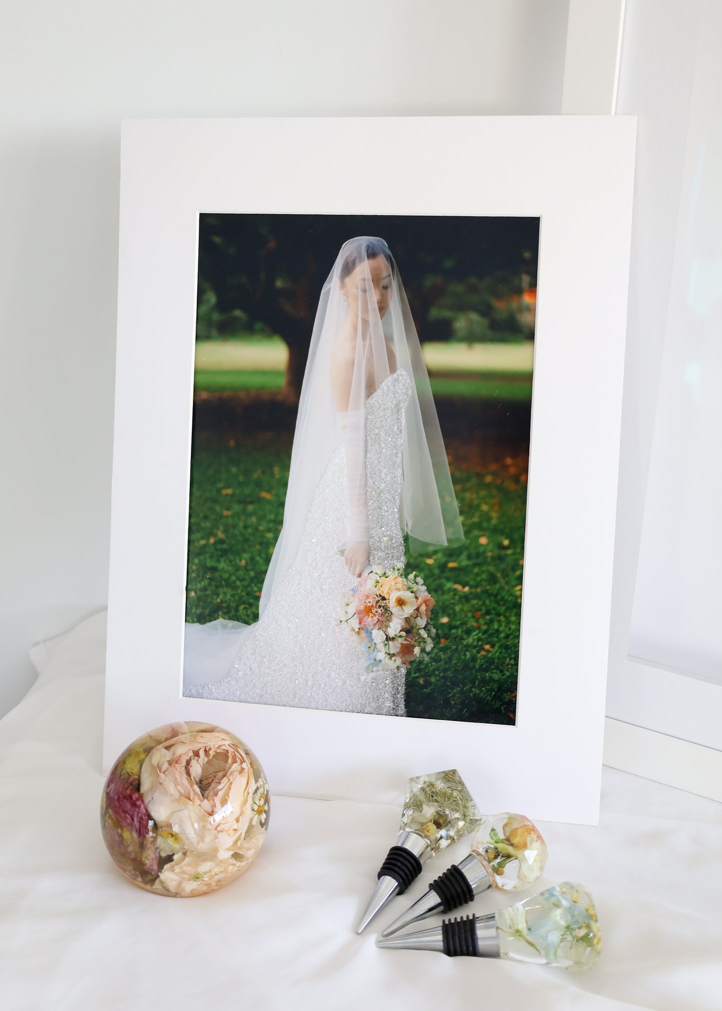 Pressed flowers frame & resin preservation package