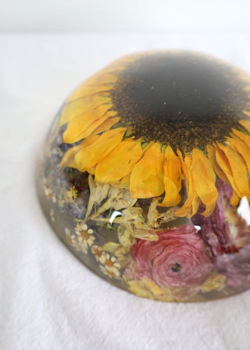 Resin Half Dome Paper Weight