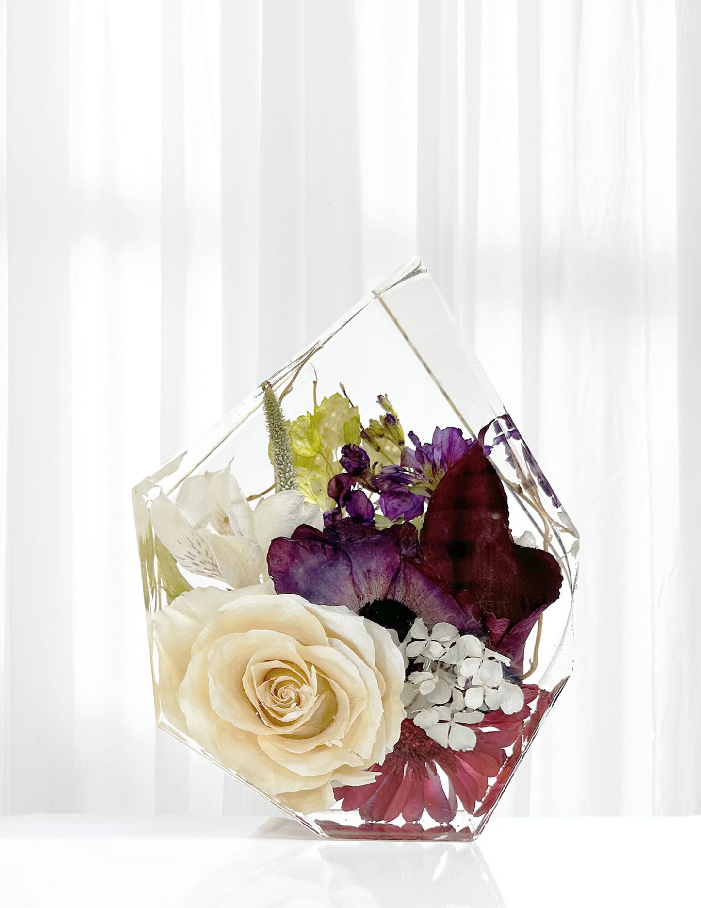 Multi- faceted Resin Block