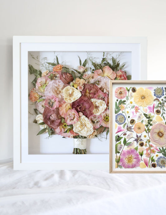 Flower frame duo preservation package