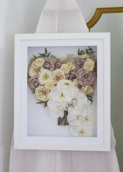 Framed Preserved Bouquet 50x40