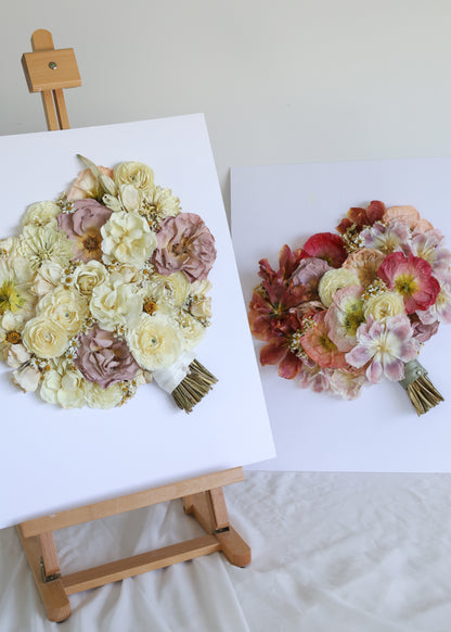 Framed Preserved Bouquet 50x40