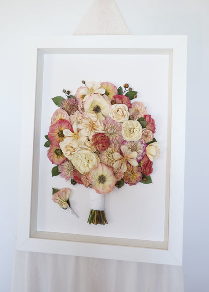 Frame Preserved Bouquet 50x60
