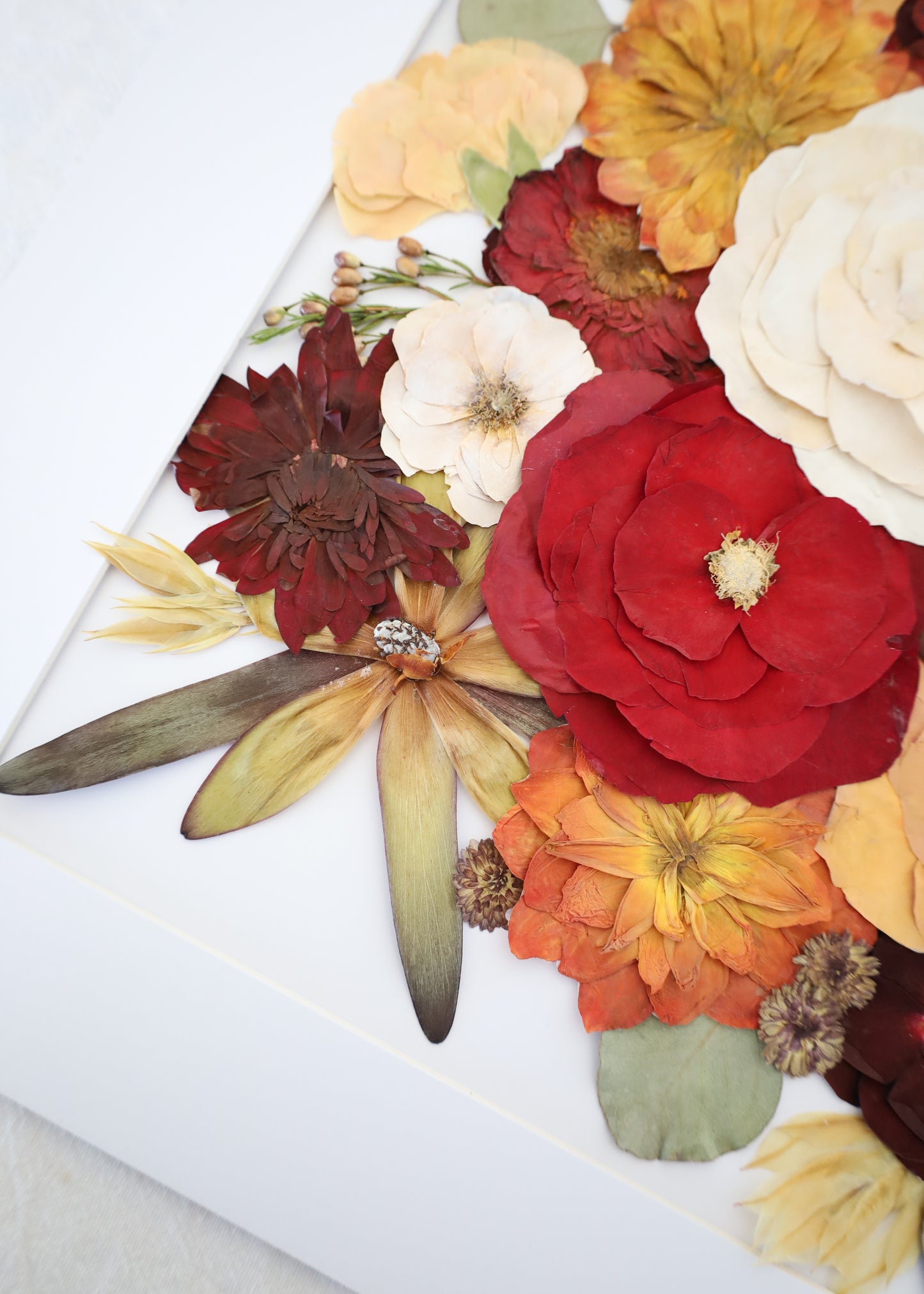 Framed Pressed Flowers A4 Size