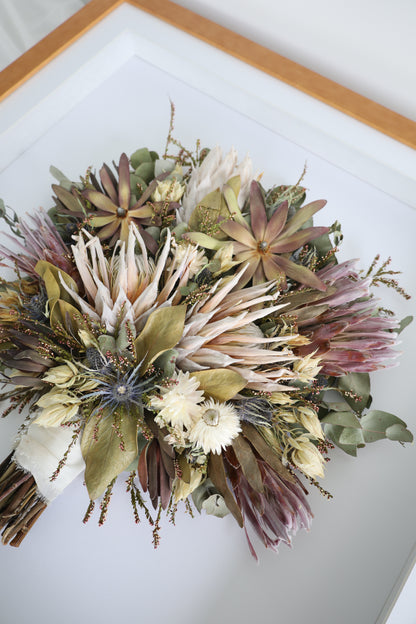 Framed Preserved Bouquet 50x40